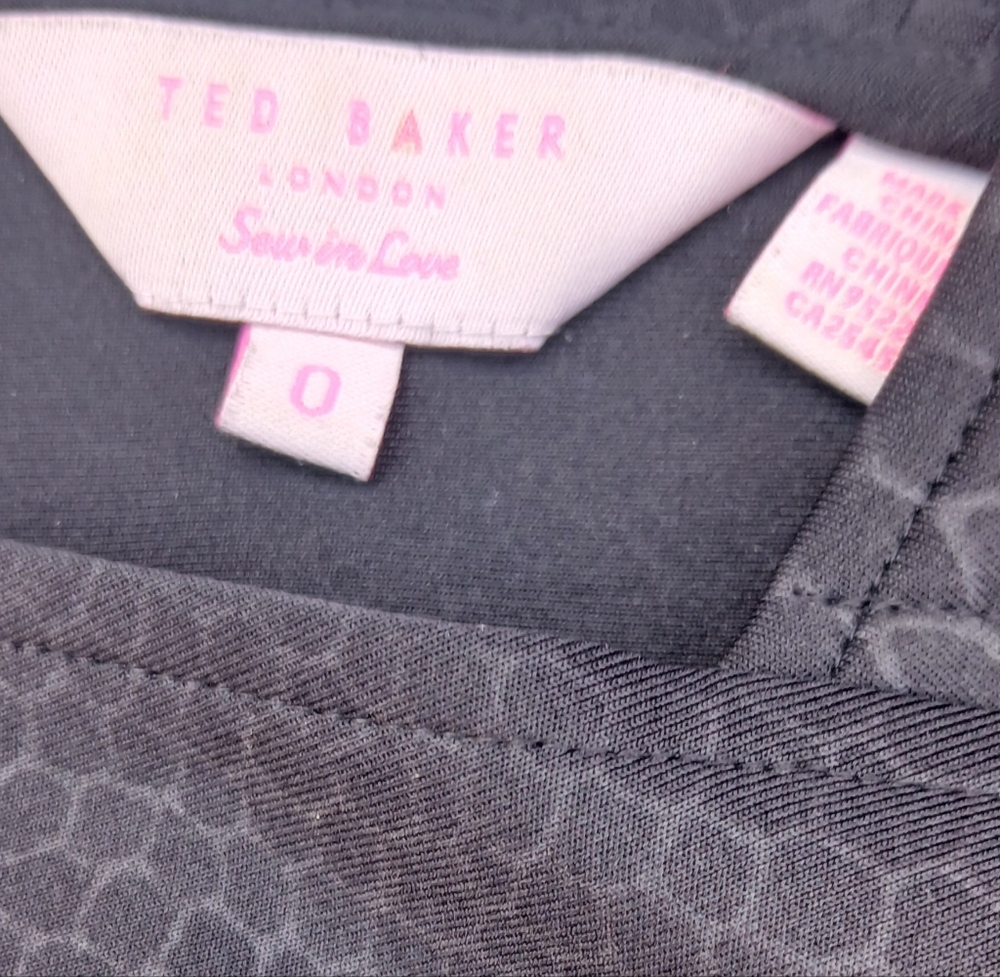 Ted Baker London Black Dress NWOT - Picture 10 of 11